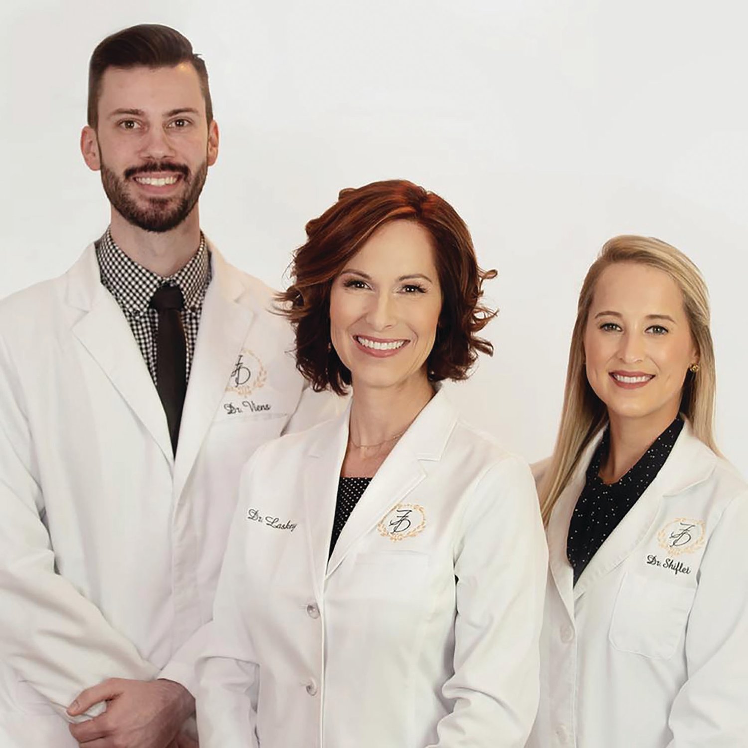 Associates Dr. Zachary Viens, Dr. Jennifer Laskey and Dr. Jennifer Shiflet work together to make Family Dentistry a success.